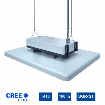 LED Hallenleuchte Mildbeam UGR<21 120W 19.200lm 4000K CREE LEDs Sosen Netzteil
