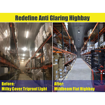LED Hallenleuchte Mildbeam UGR<21 120W 19.200lm 4000K CREE LEDs Sosen Netzteil