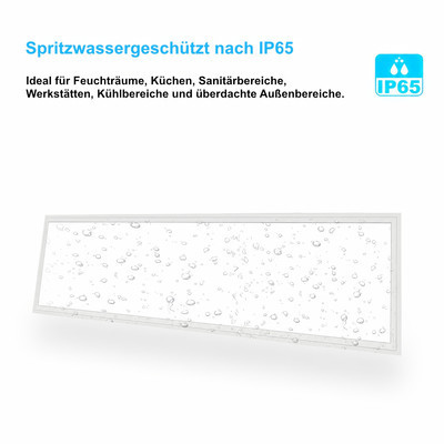 IP65 LED edge-lit panel 120x30 cm 36W 3000K