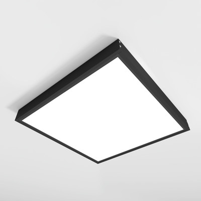 Aufbaurahmen 68 mm schwarz f�r Back-Lit LED Panel 60x60 cm