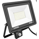 LED Strahler D6 mit Infrarot-Bewegungssensor 120� IP66 100W