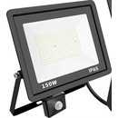 LED spotlight D6 with infrared motion sensor, 120� IP66 150W