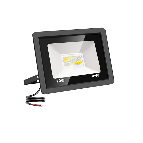 20W LED-Au�enstrahler D6 Serie CRI80 120� IP66 3000K Warmwei�