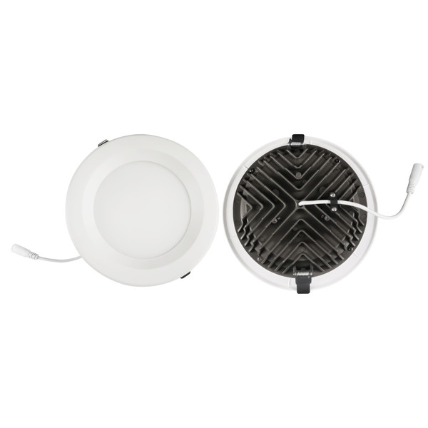 DL6 LED Einbau Downlight 30W � 200mm 120� 3000K Warmwei�