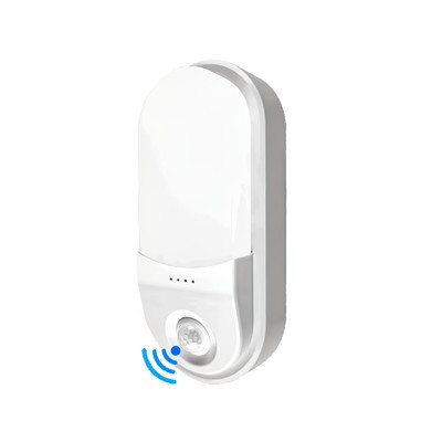LED wet-room light oval with motion sensor 15W 4000K...