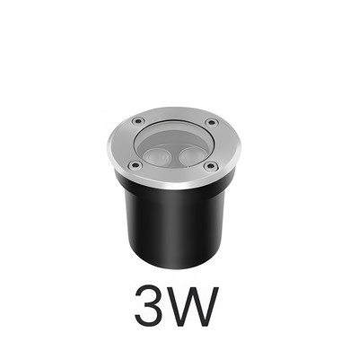 LED Bodeneinbaustrahler 3W IP67 24V 3000/4000K 304 Edelstahl