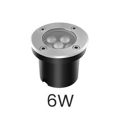 LED Bodeneinbaustrahler 6W IP67 24V 3000/4000K 304 Edelstahl