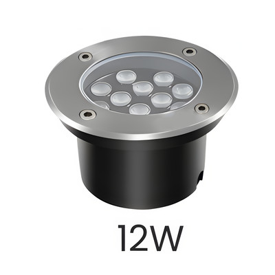 LED Bodeneinbaustrahler 12W IP67 24V 3000/4000K 304 Edelstahl