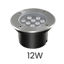 LED ground recessed spotlight 12W IP67 24V 3000/4000K 304...