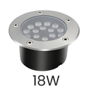 LED ground recessed spotlight 18W IP67 24V 3000/4000K 304...