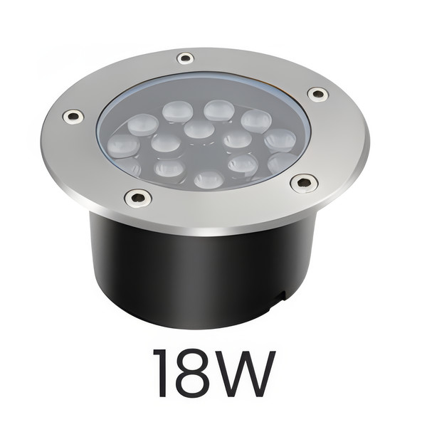 LED Bodeneinbaustrahler 18W IP67 24V 304 Edelstahl 4000K Neutralwei�