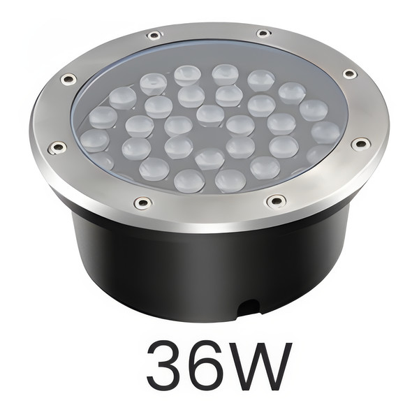 LED Bodeneinbaustrahler 36W IP67 24V 304 Edelstahl 4000K Neutralwei�