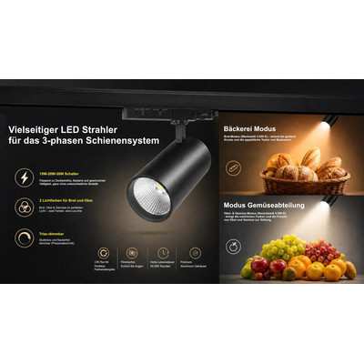 LED FOOD Spot Dual-Color for bread + vegetables 15/20/30W white