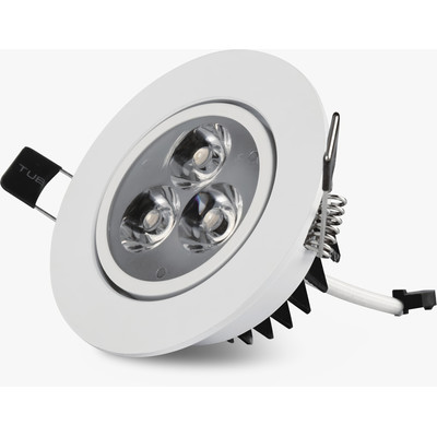 LED-Einbaustrahler 3W dimmbar� 60� Ra>80 � IP40 2700K