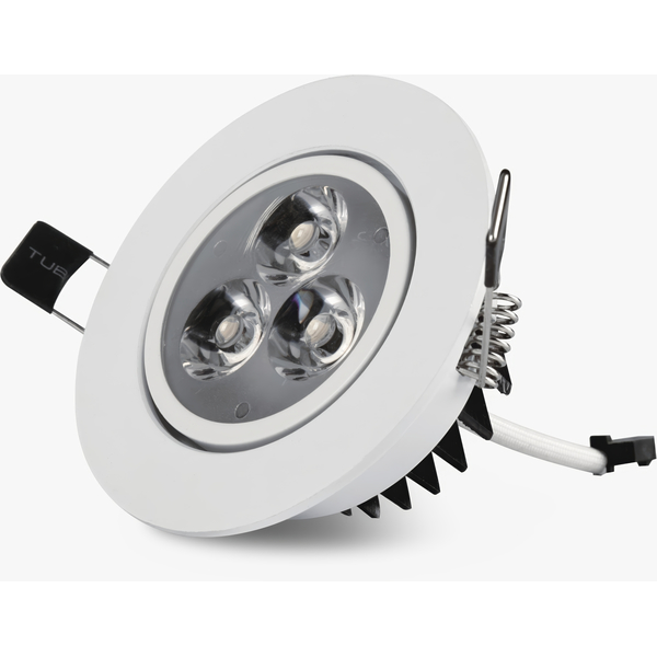 LED-Einbaustrahler 3W dimmbar� 60� Ra>80 � IP40 6000K