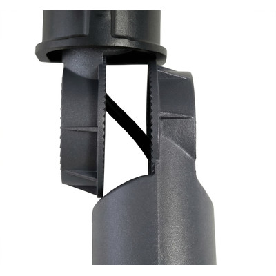 Stra�enleuchten-Adapter � 62 / 48 mm, winkelverstellbar 130� Aluminium (dunkelgrau)
