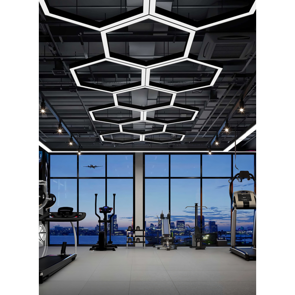 LED linear luminaire 18W 60cm 120� black 4000K