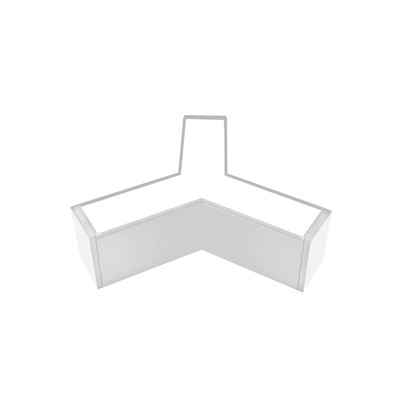 Y-Verbinder 120� f�r LED-Linearleuchte 10W 3000K/4000K/6000K wei�