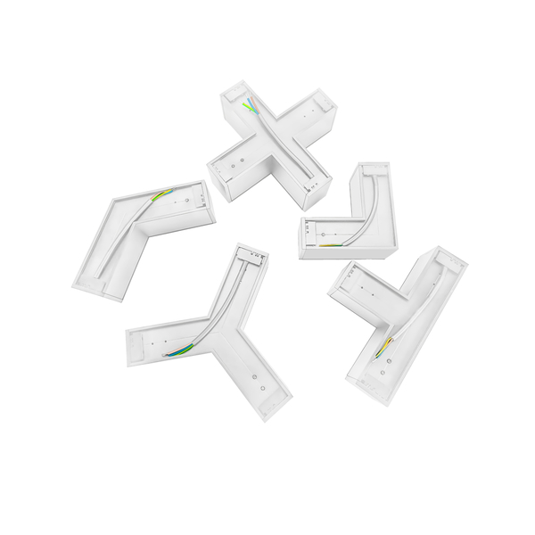 L-Verbinder 90� f�r LED-Linearleuchte 8W wei� 4000K