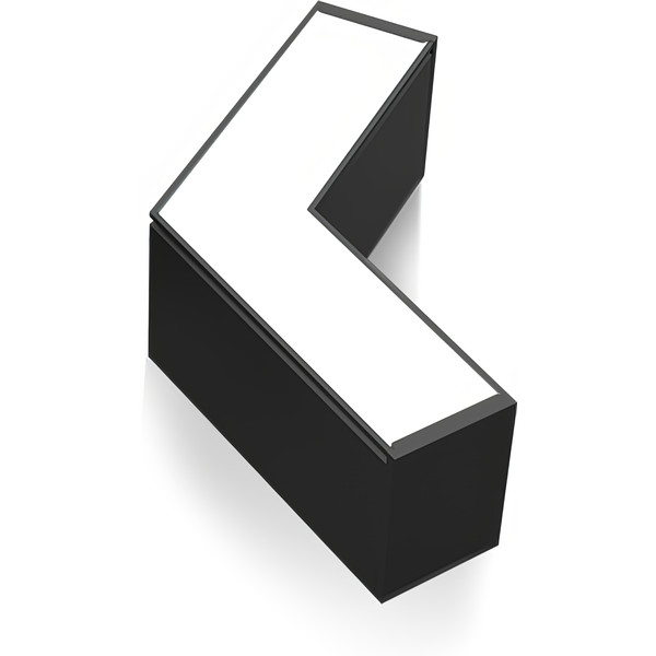 L-Verbinder 120� f�r LED-Linearleuchte 8W schwarz 4000K