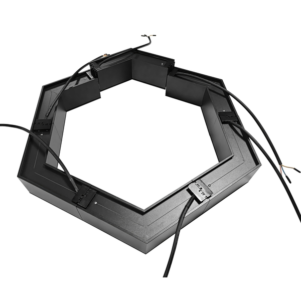 L-Verbinder 120� f�r LED-Linearleuchte 8W schwarz 6000K