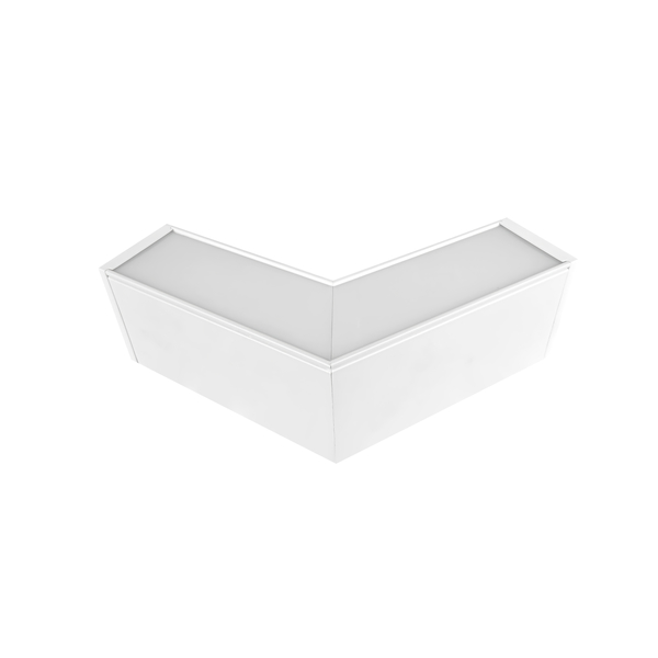 L-Verbinder 120� f�r LED-Linearleuchte 8W wei� 3000K