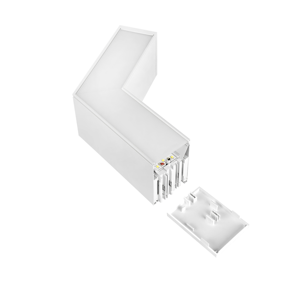 L-Verbinder 120� f�r LED-Linearleuchte 8W wei� 3000K