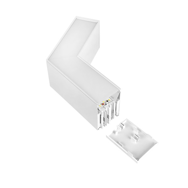 L-Verbinder 120� f�r LED-Linearleuchte 8W wei� 6000K