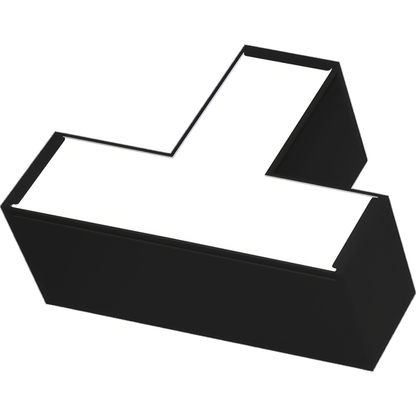T-connector 90� for LED linear light 10W black 4000K