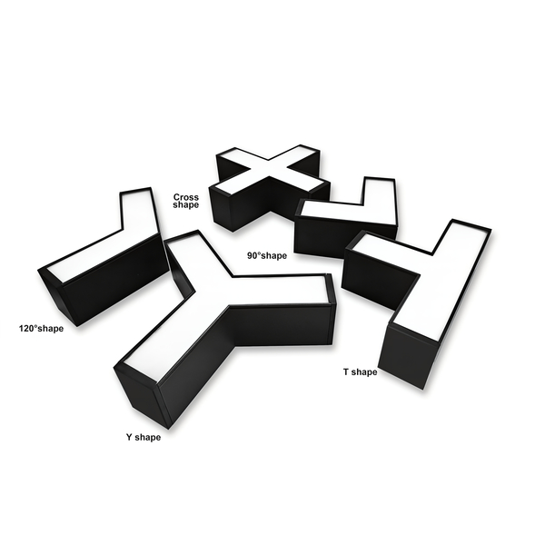 Y-Verbinder 120� f�r LED-Linearleuchte 10W schwarz 3000K