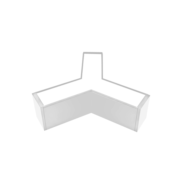 Y-Verbinder 120� f�r LED-Linearleuchte 10W wei� 4000K