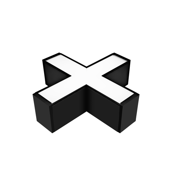 X-connector 120� for LED linear light 10W black 4000K