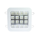 LED Einbauspot Square Wei 16W 152x152mm 120 Bridgelux LEDs