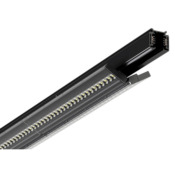 LED VU2-Linearleuchte 30�x90� V-schwenkbar 1500mm schwarz 150lm CRI>80 3000K