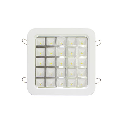 LED Einbauspot Square 25W 185x185mm 120 Bridgelux LEDs 3000K