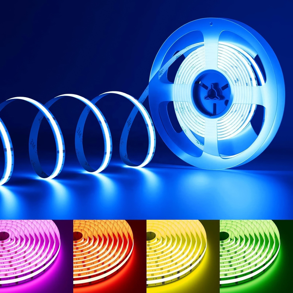 24V COB LED-Streifen 5m 576 LEDs/m IP20 RGB Version
