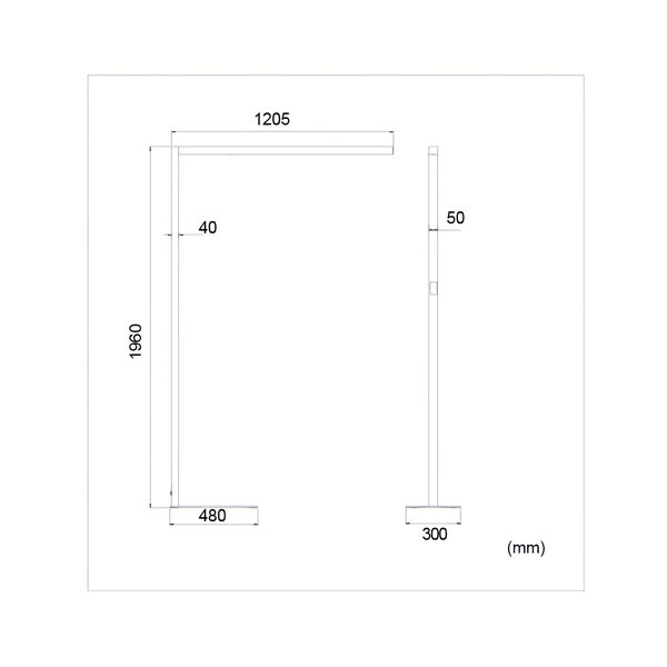 LED Floor Lamp NEO CDA 80W Direct/Indirect UGR<13 Dimmable + Sensor