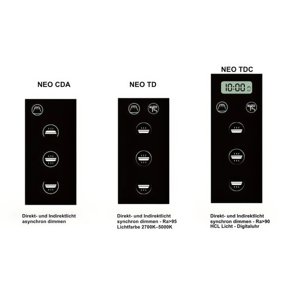 LED Floor Lamp NEO CDA 80W Direct/Indirect UGR<13 Dimmable + Sensor white