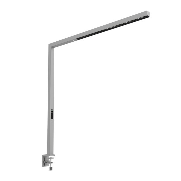 LED Tischleuchte NEO CDA 80W direkt/indirekt Dimmbar + Sensor Silber