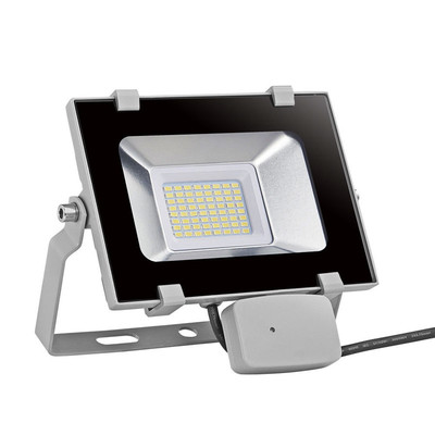 30W LED Auenstrahler mit Bewegungsmelder D6 Serie Kaltwei 6000K