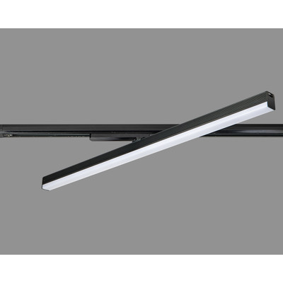 LED Linearleuchte 3-Phasen 30W 100cm 3300 Lumen schwarz 3000K