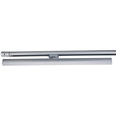 LED Linearleuchte 3-Phasen 60W 120cm 6600 Lumen silber 4000K
