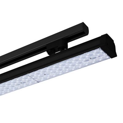 LED Linearleuchte Lens 3-Phasen 30W 60cm 3900 Lumen schwarz