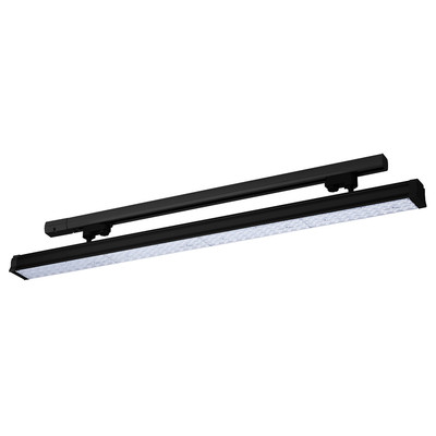 LED Linearleuchte Lens 3-Phasen 60W 120cm 7800 Lumen schwarz