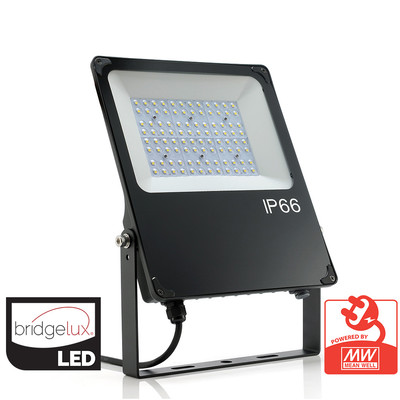 100W LED Strahler Extreme 19.000 Lumen Bridgelux LEDs + Meanwell 5700k