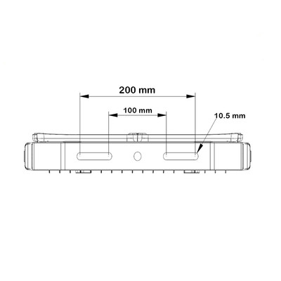 100W LED Strahler Extreme 19.000 Lumen Bridgelux LEDs + Meanwell 5700k