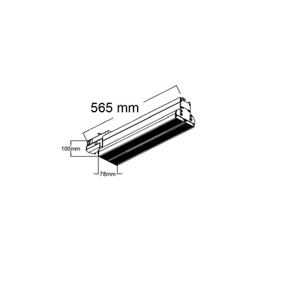 LED Strahler Vertical U9 2x 40W 2x2600lm 90° Schwenkbar OSRAM LEDs UGR<9