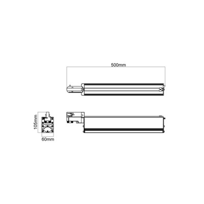 LED Leuchte Brick+ 40W 4800lm 3000-5000K Dimmbar ber 2.4 GHz. schwarz