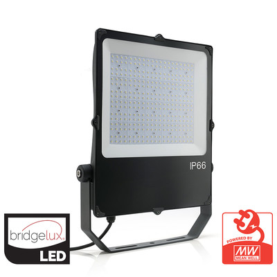200W Extreme LED Floodlight 5700K ? 38,000 lm, Bridgelux LEDs, Meanwell Driver