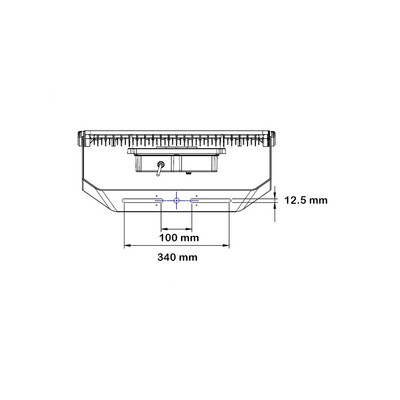 600W Extreme LED Floodlight 5700K ? 114,000 lm, Bridgelux LEDs, Meanwell Driver, with Frame